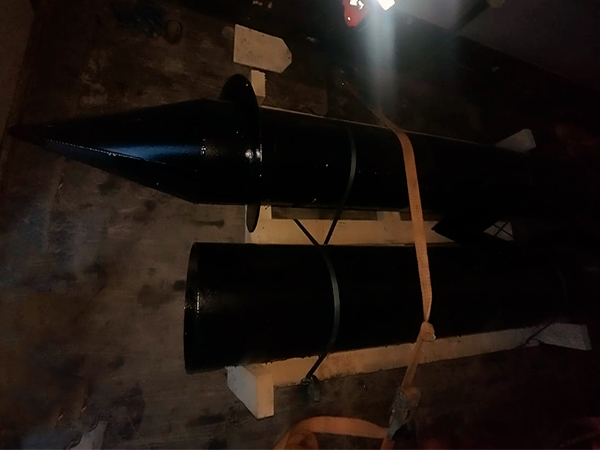 Винтовые сваи с конусным наконечником однолопастные 325/6/500×8/2500